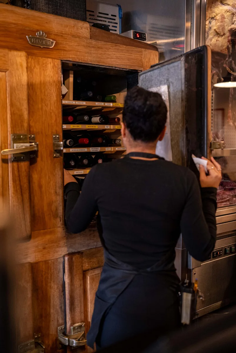 Cave à vins et chambre maturation El Nacional